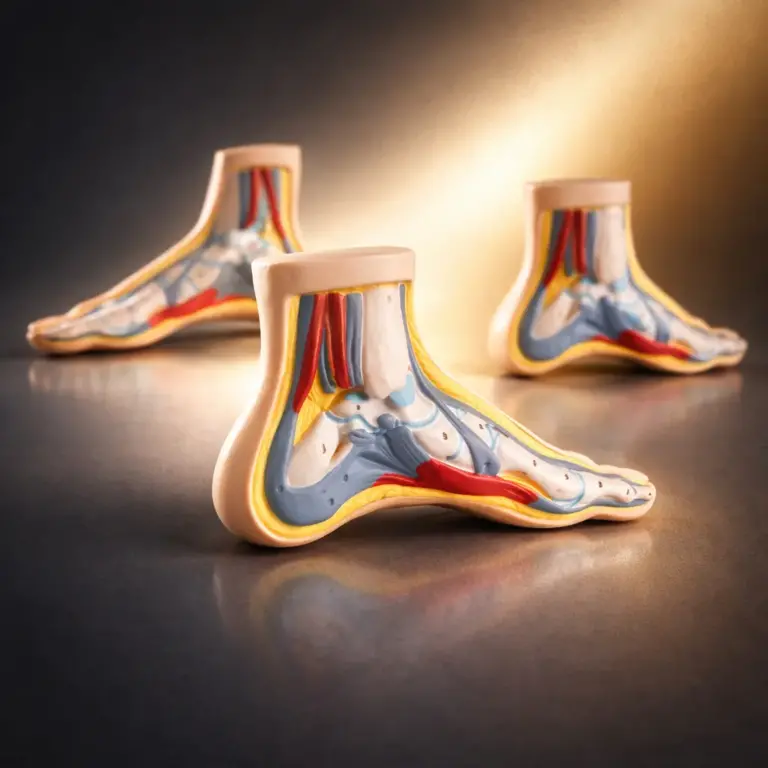 Anatomische Fußmodelle